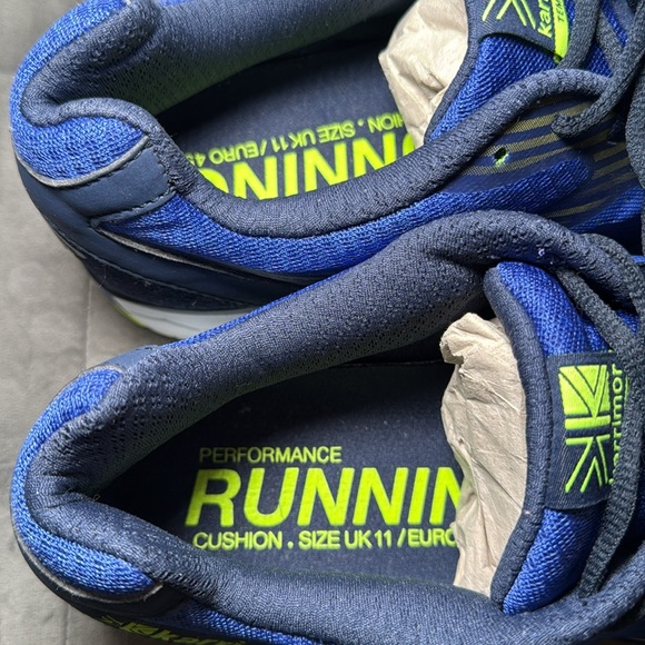 Men's Karrimor Tempo 5 Running Shoes Navy/Lime Size 12 - Picture 13 of 15
